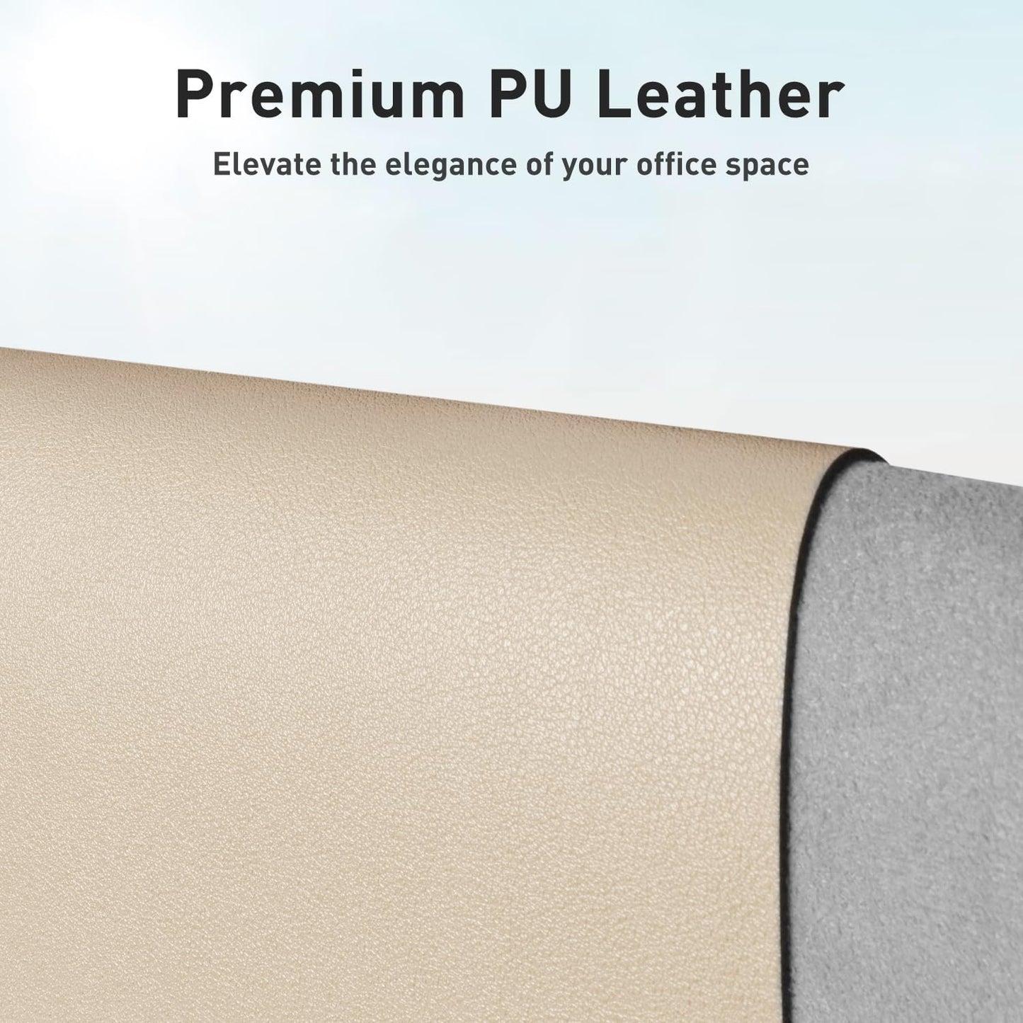 Aothia PU Leather Desk Pad Waterproof Non-Slip Mat