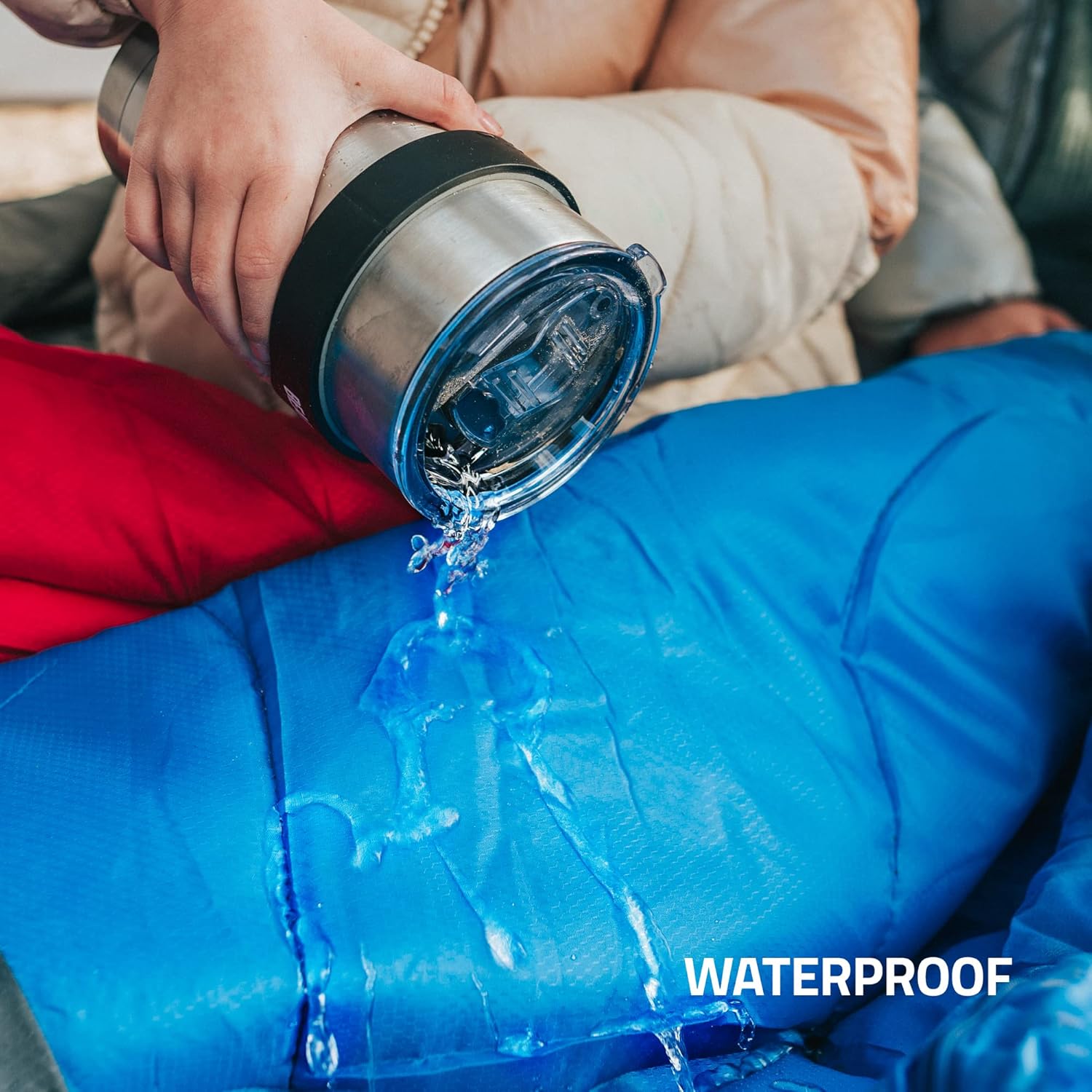 MalloMe Lightweight Waterproof Sleeping Bag for Camping and Hiking