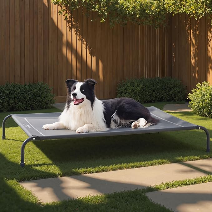 Bedsure Elevated Cooling Pet Cot Breathable Teslin Mesh
