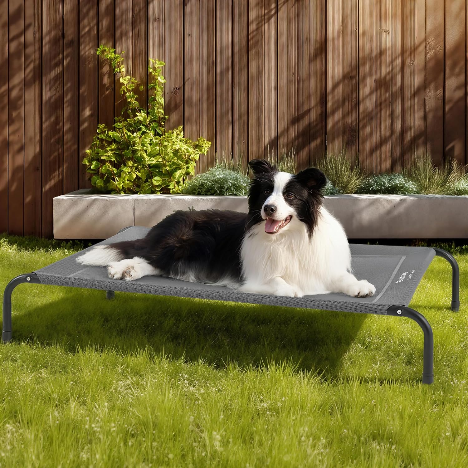 Bedsure Elevated Cooling Pet Cot Breathable Teslin Mesh
