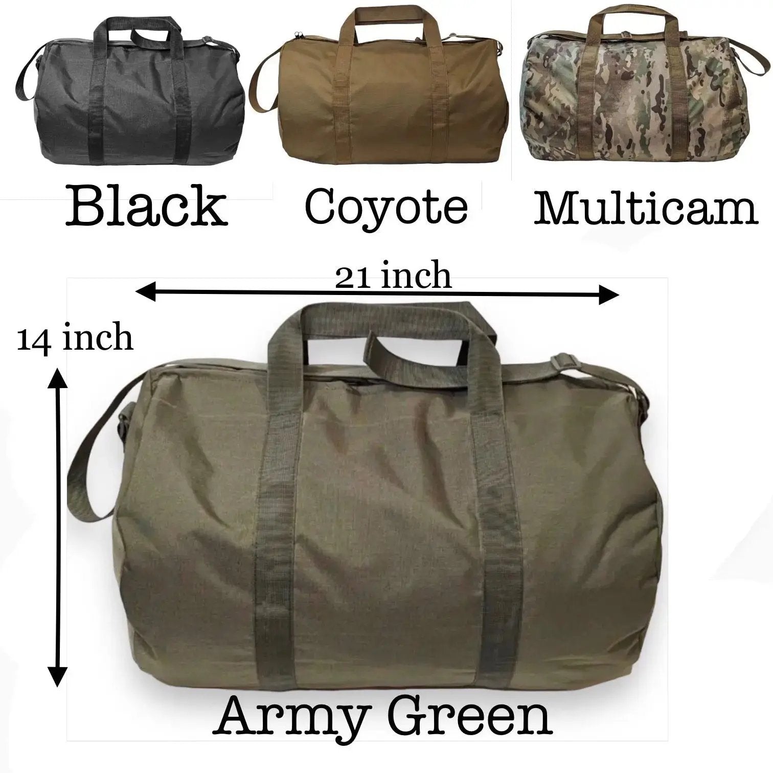 Specter Defense 80L Tactical Duffel Bag 500D Cordura Nylon